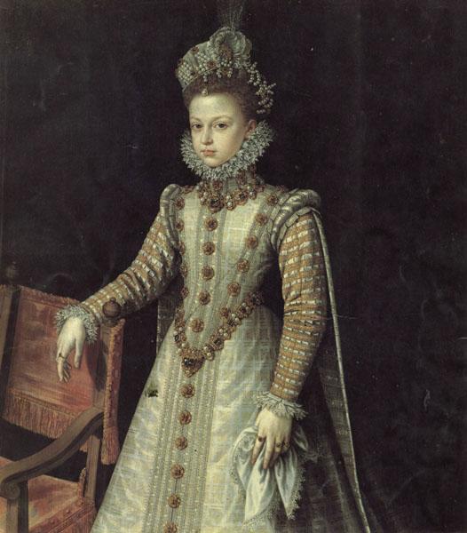 SANCHEZ COELLO, Alonso Portrait of Isabella Clara Eugenia oil painting picture